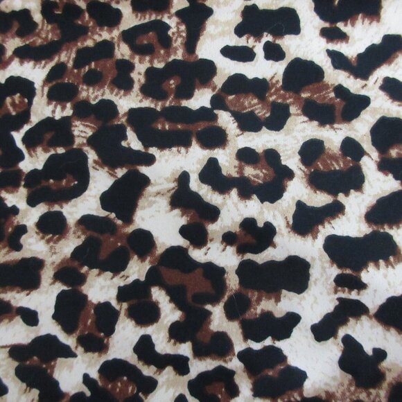 Shein Womens Dress Plus 3XL Sheath Short Sleeve Color Block Leopard Short Sleeve - Picture 5 of 7